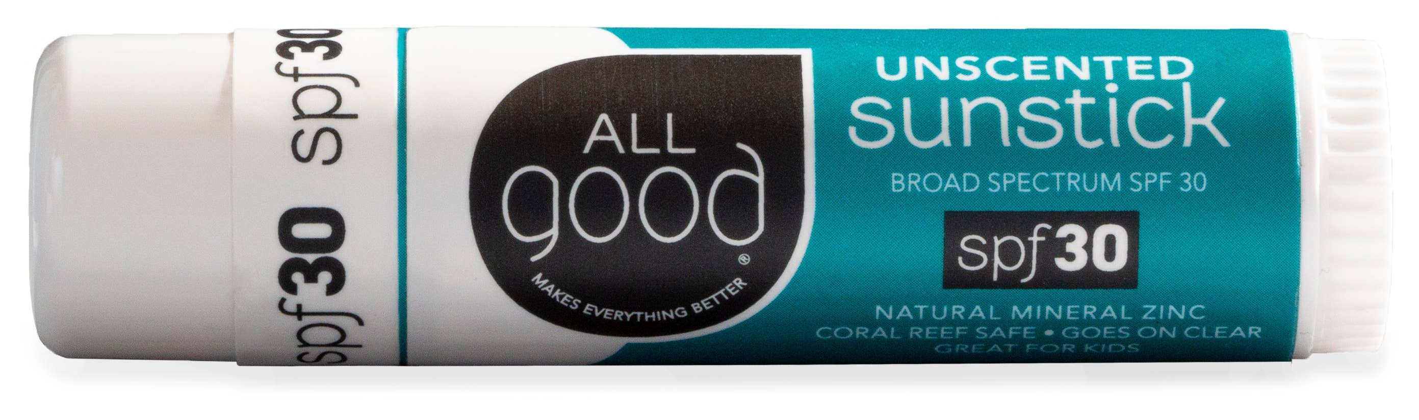 All Good Body Care - Wholesale Sunscreen - Unscented Mineral Sport Sunstick SPF 302