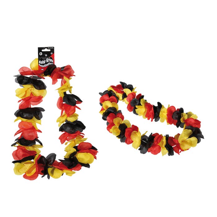 Kinky Pleasure – Großhandel Sexspielzeug – Timmy Toys - B007 - Hawai Aloha Kranz Deutsche Flagge - 50cm