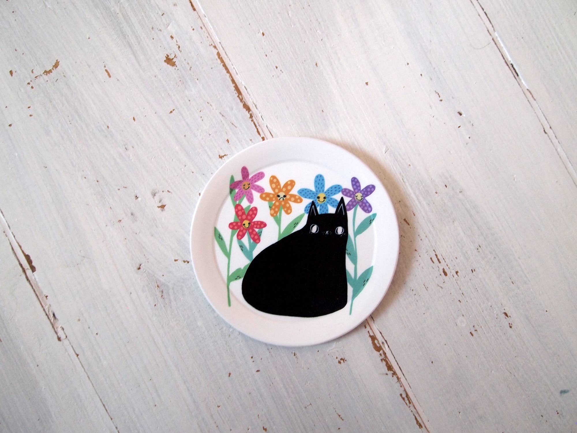 I LIKE CATS - Wholesale Jewelry Dish - Black cat trinket dish ring dish, jewellery tray2