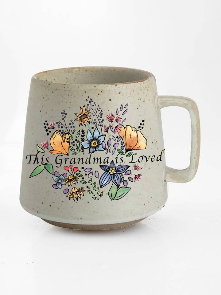 This Grandma is Loved Mug for wholesale by Artsy Em
