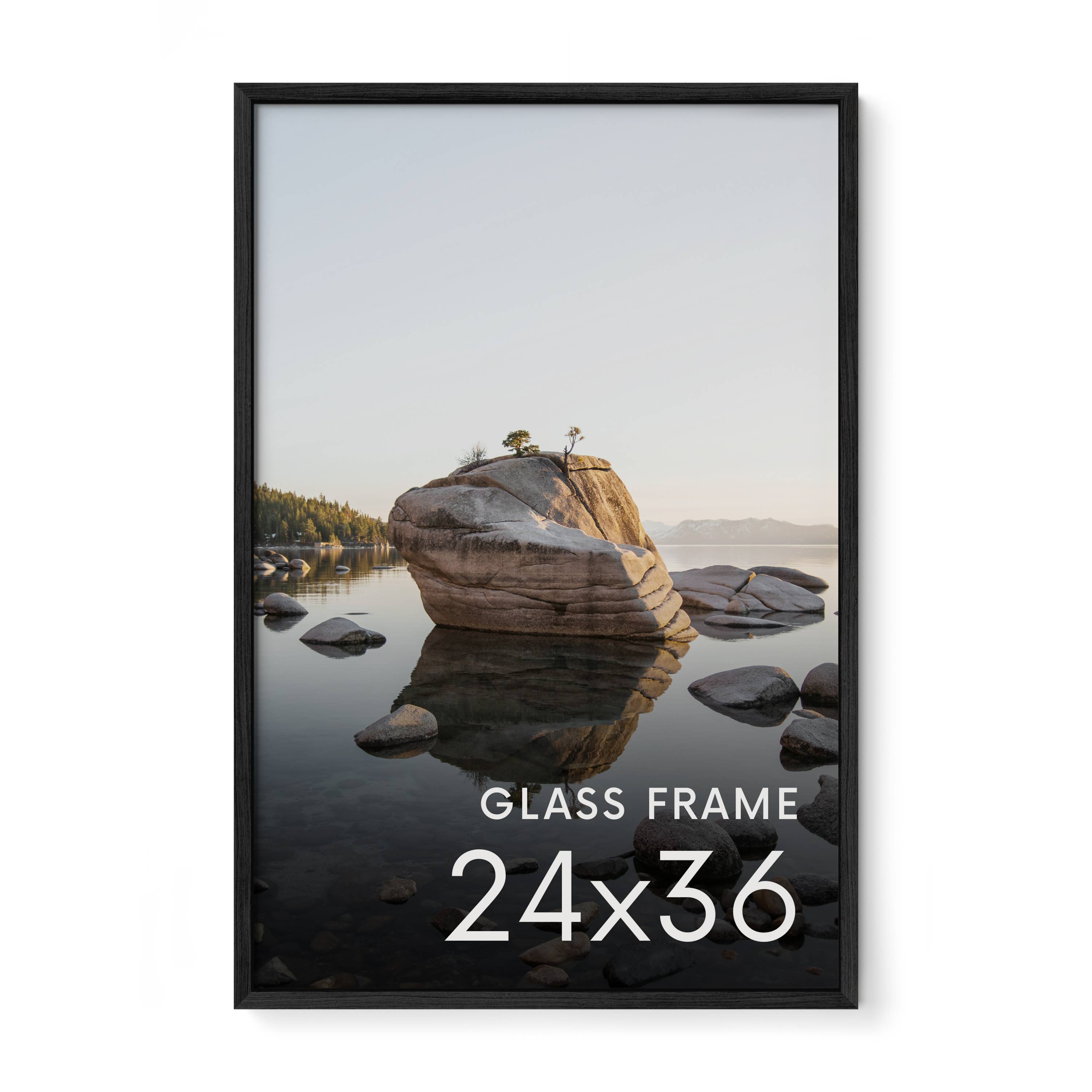 Haus and Hues - Wholesale Picture Frame - Black Oak Frame with Glass19