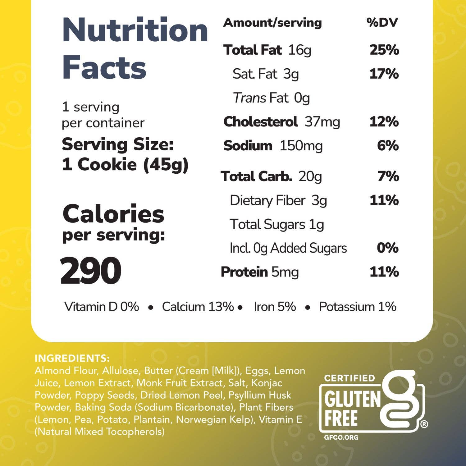 ChipMonk Baking - Wholesale Cookie - Lemon Poppy Seed Keto Cookie5