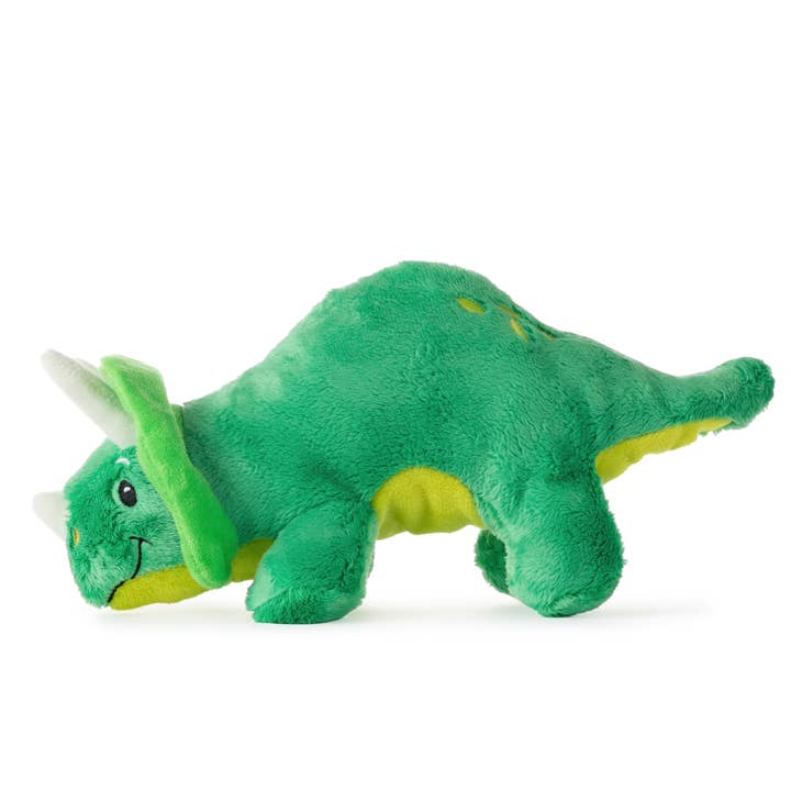 The Petting Zoo – wholesale Fyllda/plyschleksaker - Barn och baby – 28 cm baby-dinosaurie triceratops10