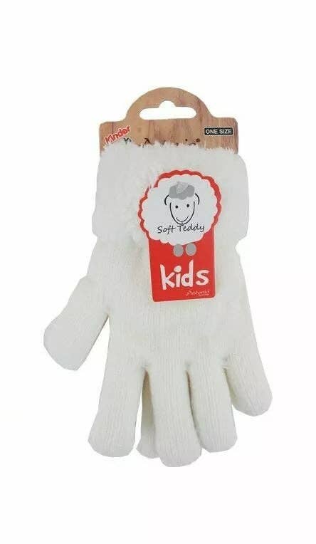 VewoTex - Wholesale Gloves - Kids - Children's Winter Gloves » Knitted Gloves » Finger Gloves with Warm Soft Teddy Filling » Lined Children's Gloves2