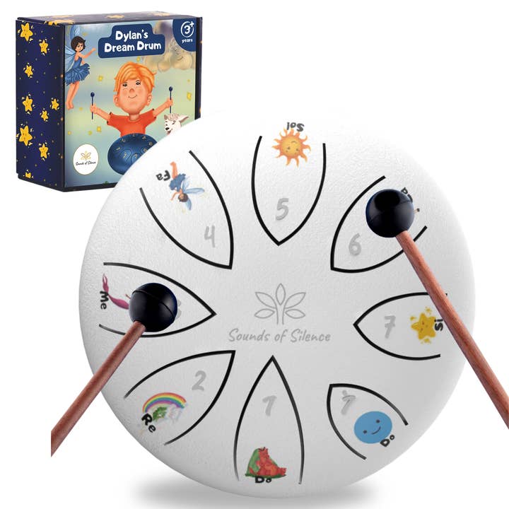 Sounds Of Silence Drums - Wholesale Musical Toy - Kids & Baby - Dylan's Dream Drum Steel Tongue Drum Songbook, Bedtime Story