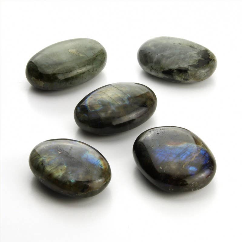 UniArt - Wholesale Spiritual Stone/Crystal - Palm Stone of Moonstone, Sunstone or Labradorite2