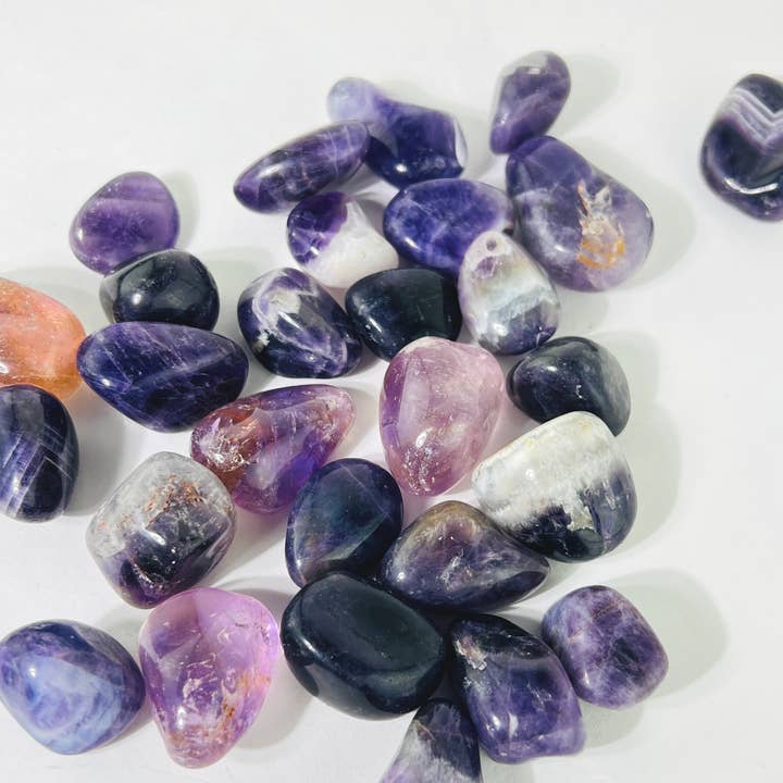 Tumbled Gemstones Loose Crystals - Amethyst, Rose Quartz, + for wholesale by Sow the Magic