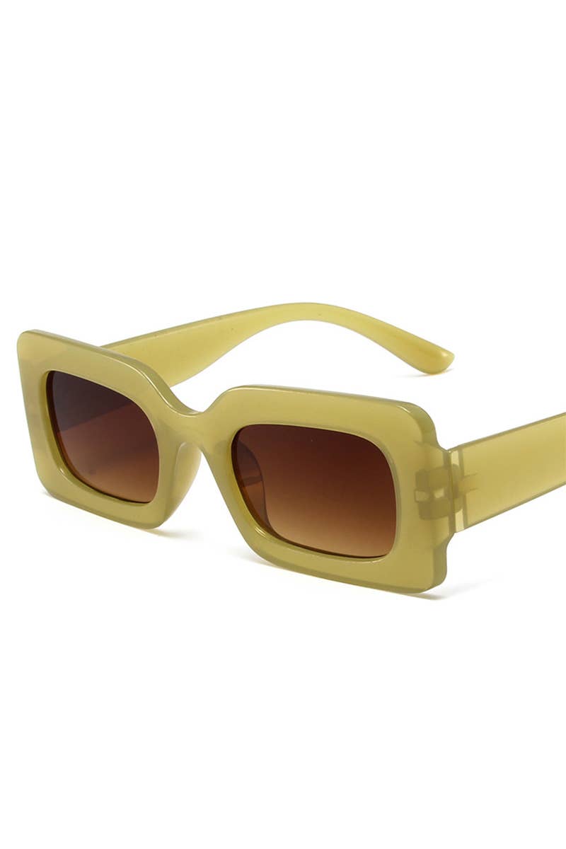 ACCITY - Wholesale Sunglasses - Women's - Trendy Small Square Jelly Sunglasses, Retro Style_CWASG007423