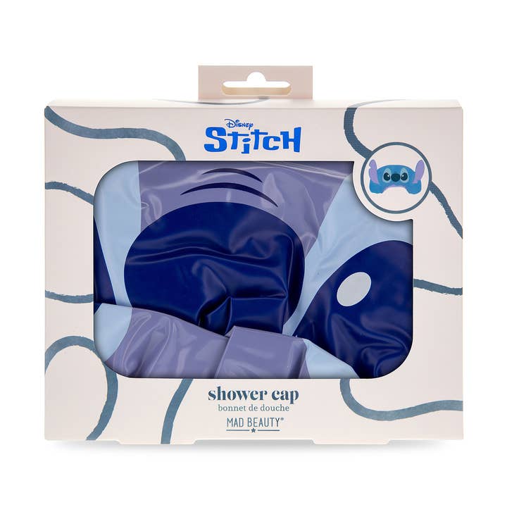 Mad Beauty Disney Stitch Denim Shower Cap for wholesale by Mad Beauty USA LLC