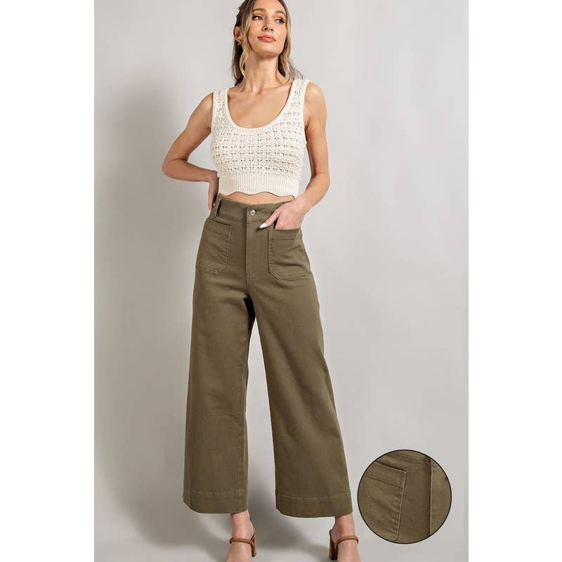 STYLE USA - Vendita all'ingrosso Pantalone - Donna - Pantaloni larghi lavati in morbido tessuto15