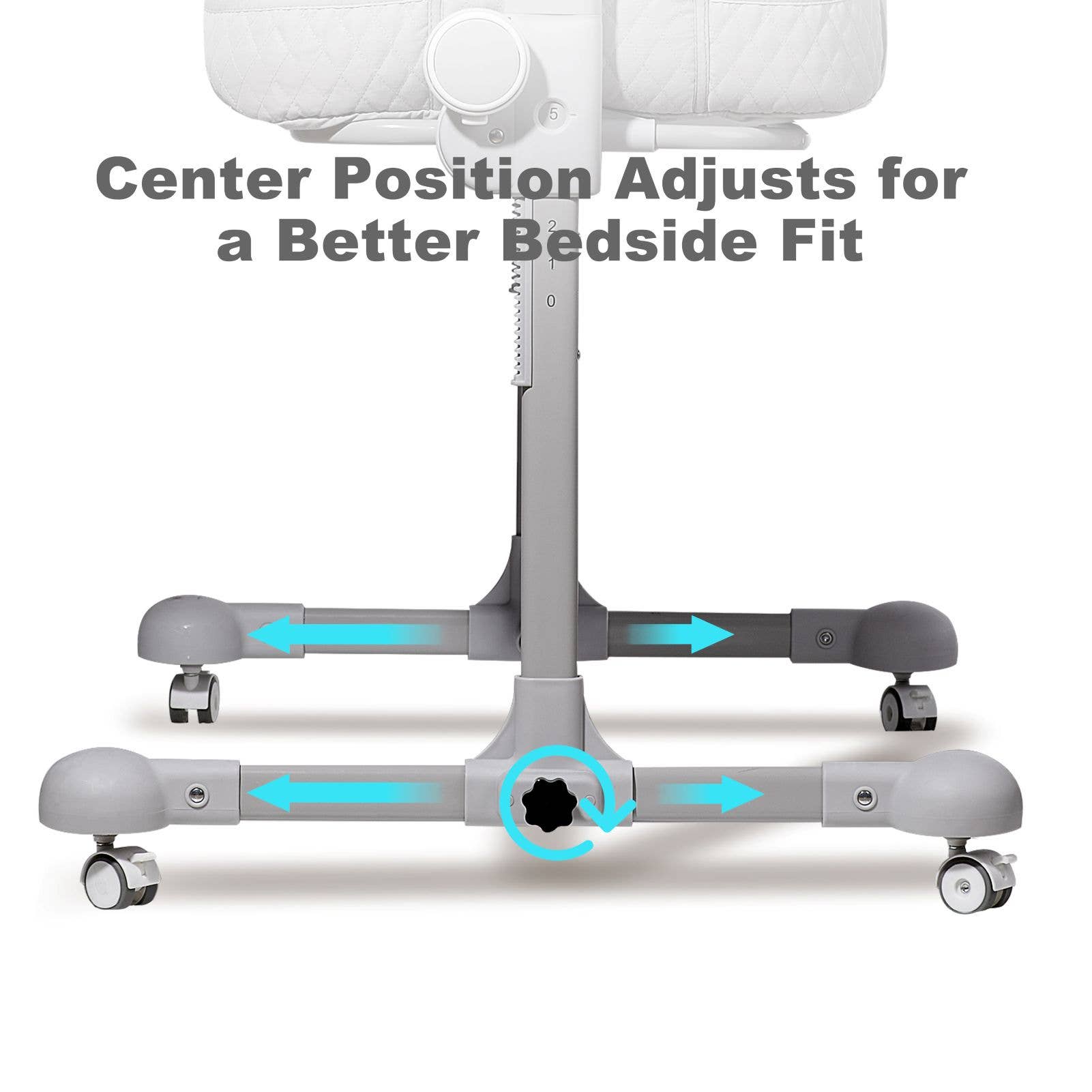 Sunveno - Wholesale Bassinet - Baby - Portable Baby Crib Bassinet with Adjustable Height 4