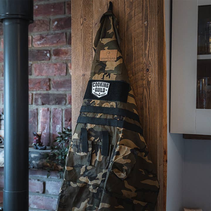 The Cooking Guild - Wholesale Apron - Camo Cotton BBQ Utility Apron