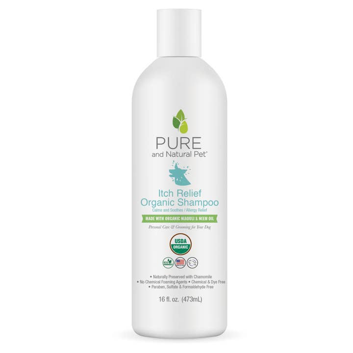 Pure and Natural Pet - Wholesale Pet Shampoo - Dog - Itch Relief Organic Shampoo for Dogs