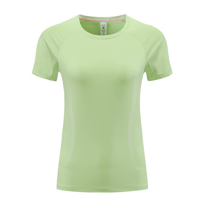 WONDERXFANS - Wholesale Athletic top – Women′s - Women's Short Sleeve Yoga Sport T-shirt3