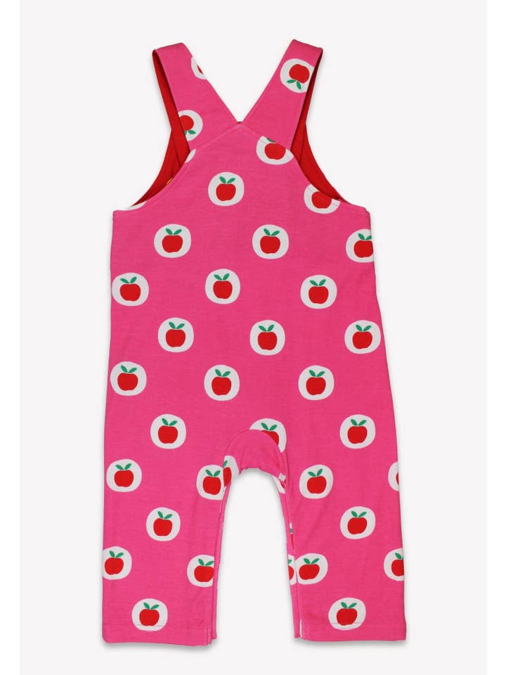 Toby Tiger - Wholesale Overalls - Kids - Organic Apple Print Dungarees2