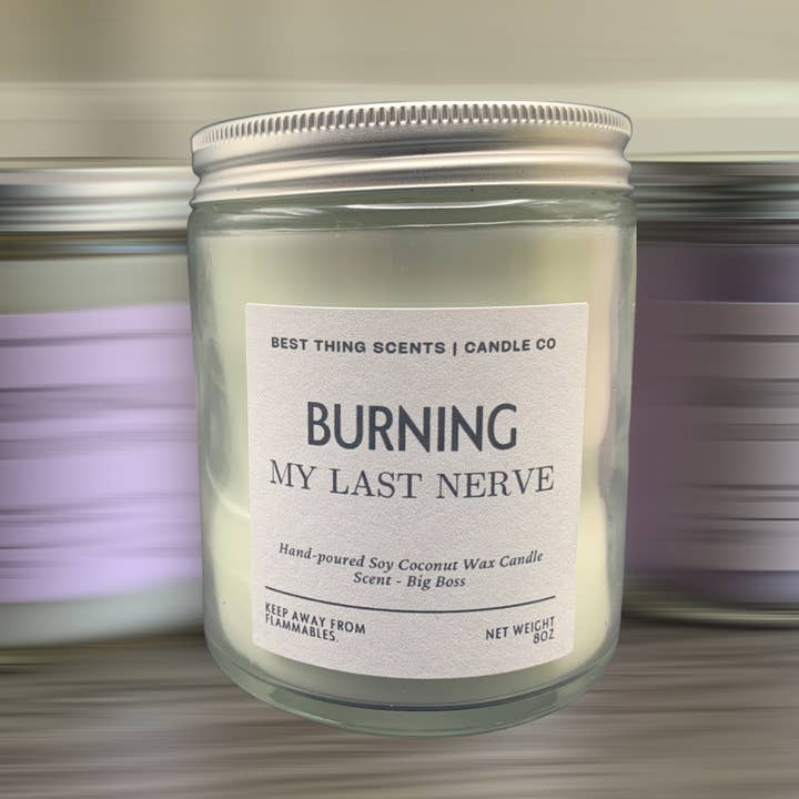 Quemando mi última vela nerviosa para venta al por mayor de Best Thing Scents