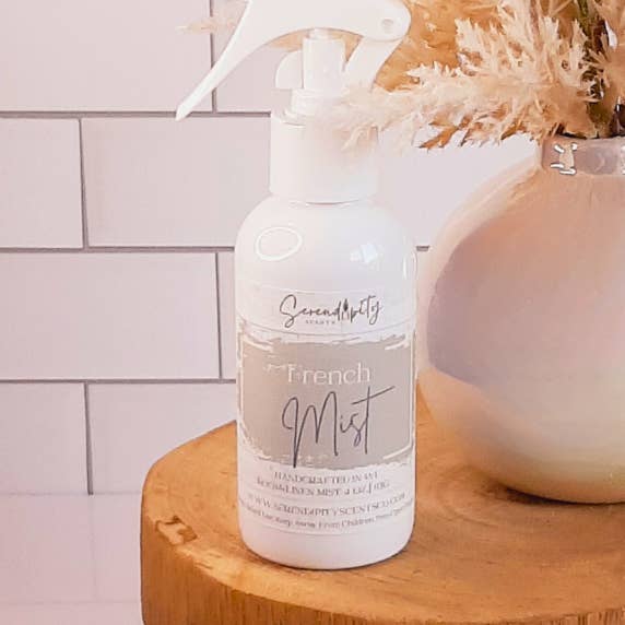 Room + Linen Mist (French Mist) 4oz. for wholesale by Serendipity Scents Co.