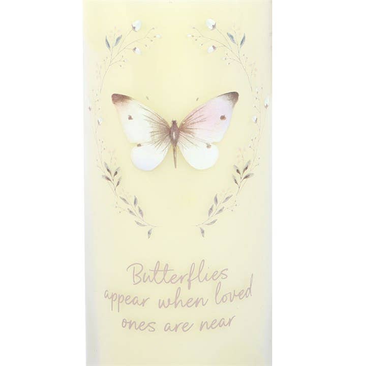 Something Different Wholesale - Wholesale Jar/Filled Candle - Butterflies Appear Vanilla Tube Candle3