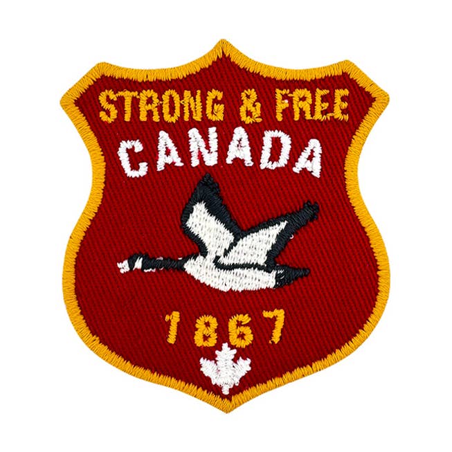 Canada iron-on embroidery patch for wholesale by Northern Icons Canada