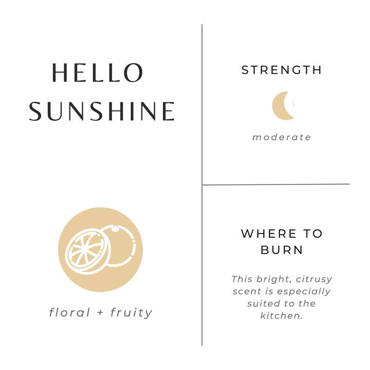 Slow North - Wholesale Travel Candles - Travel Tin Candle | Hello Sunshine (6 oz)1