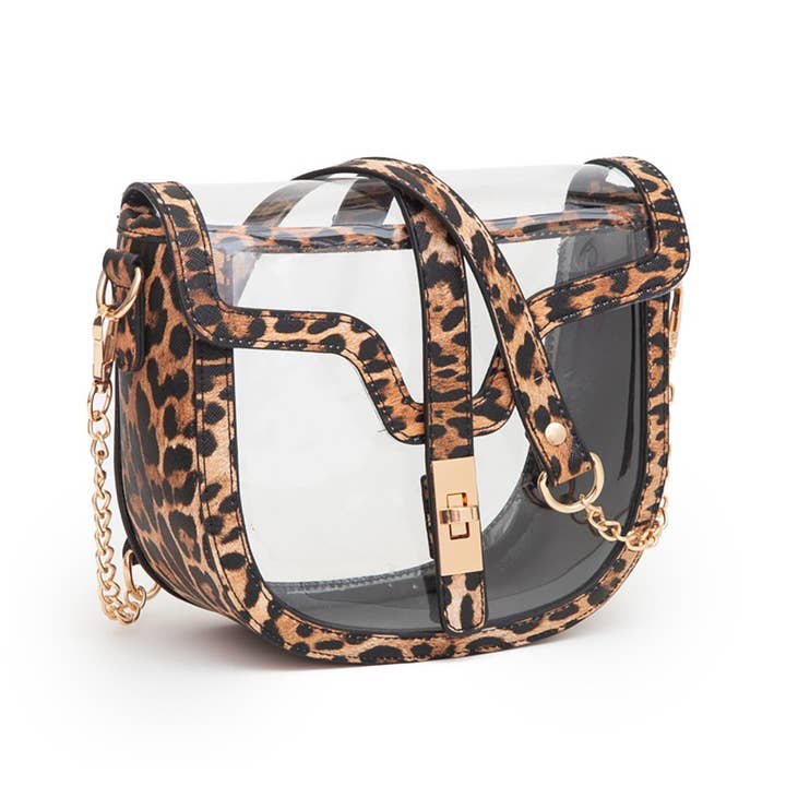 Embellish Your Life - Wholesale Crossbody Bag - Women's - Transparent Stadium Large Crossbody Bag