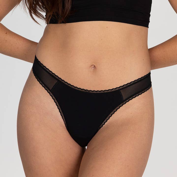 La Coochie – wholesale Underwear – Women's – Organic Cotton Mid Rise Thong29