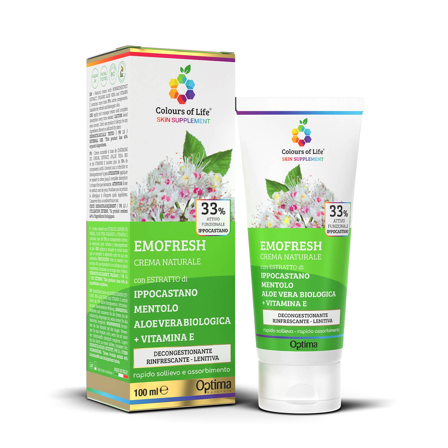 OPTIMA NATURALS - Wholesale Healing Salve/Balm/Cream - Eudermic Cream - EMOFRESH 100ml0