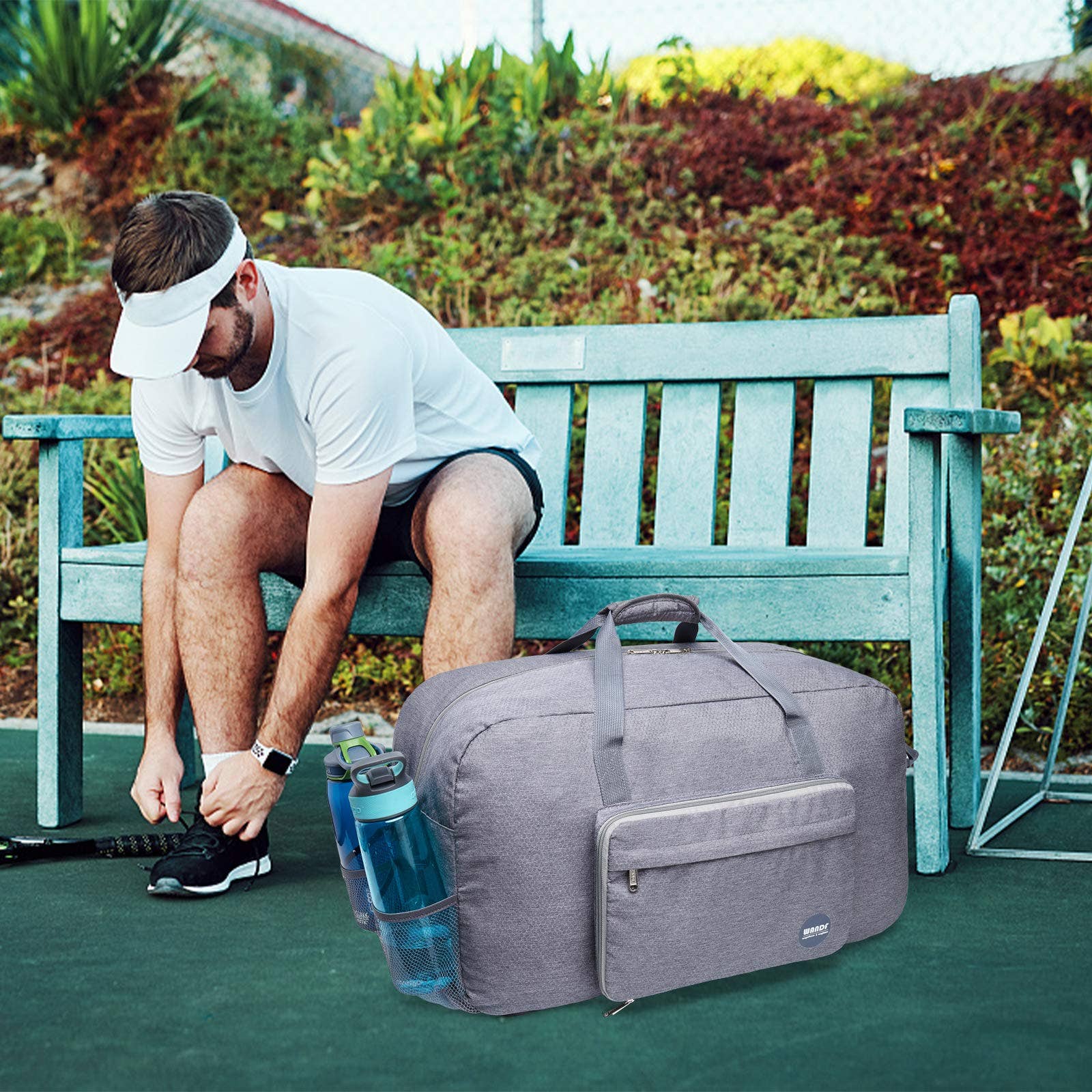 wandf – Saco de viagem - Unissexo por atacado – Mochila de viagem de bolso RFID anti-roubo WANDF preta7