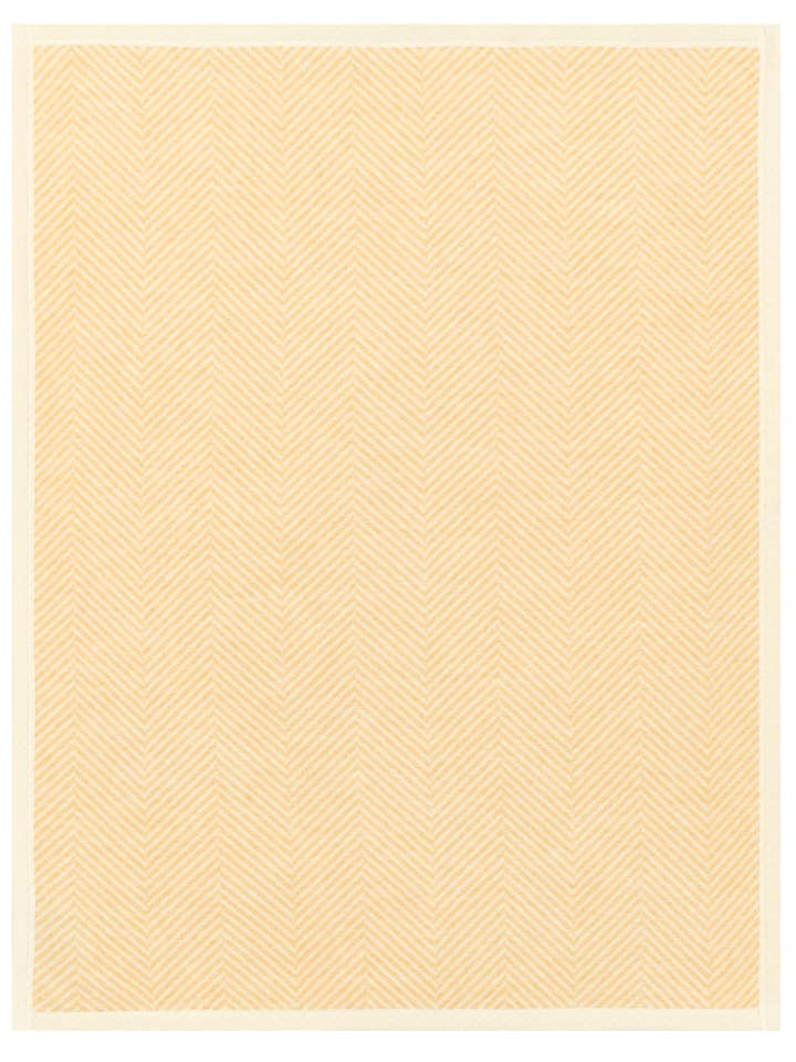 Harborview Herringbone Butter Yellow Mini Blanket for wholesale by ChappyWrap