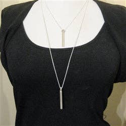 Luxe Design Jewellery - Wholesale Individual Charm/Pendant - Cylinder Urn Pendant for Cremation Ashes Sterling Silver Matte5