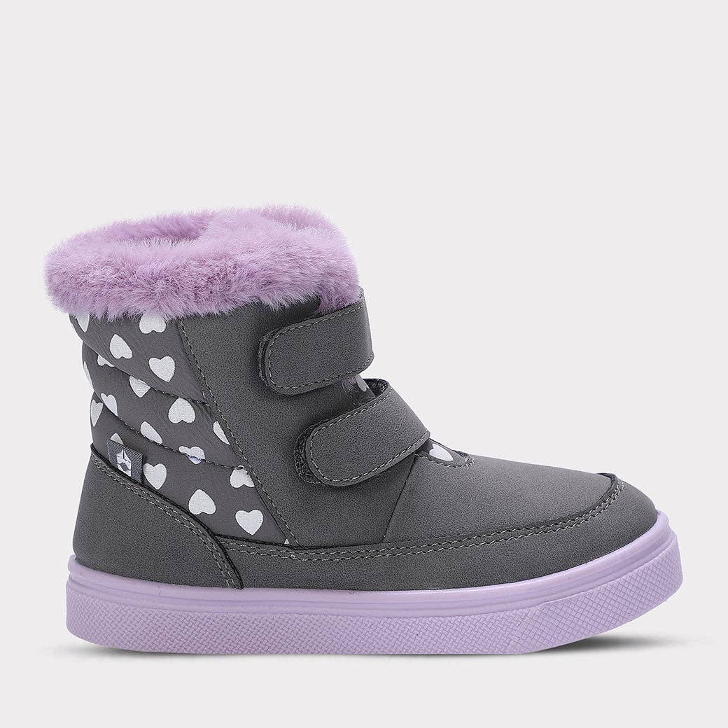 Oomphies – Botinhas - Crianças por atacado – Bota Charlie Girls com Fecho de Velcro10
