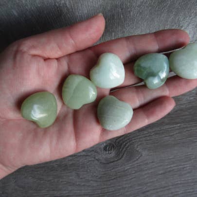 Keystone Crystals - Wholesale Spiritual Stone/Crystal - 1-Inch Puffy Gemstone Pocket Heart – Bulk Wholesale Crystals26