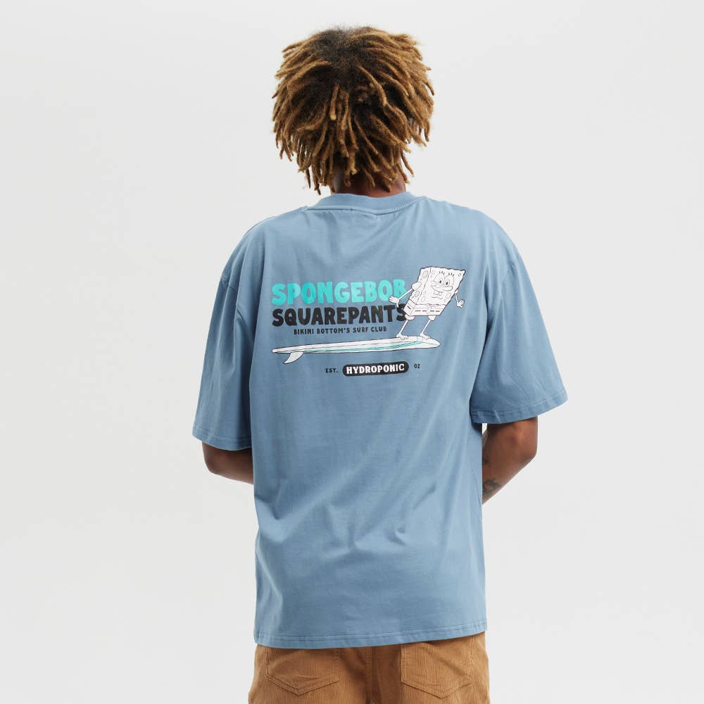 Hydroponic - Wholesale Screen Printed T-Shirt - Men's - SB Surf SS 02-Blue Grey1