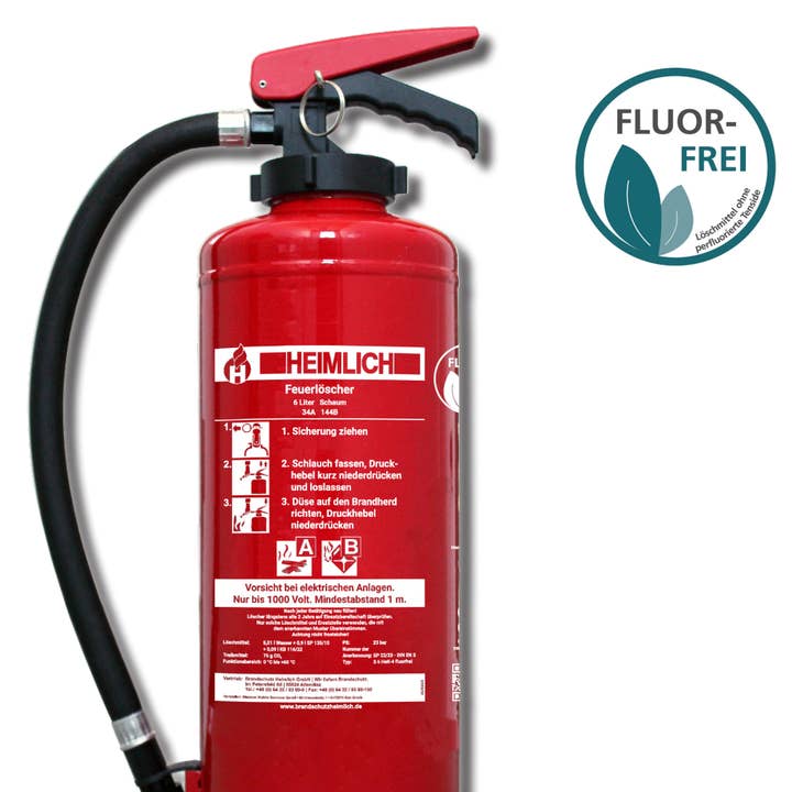 Brandsläckare skumuppladdare fluorfri S6 HeK-4 för wholesale av GS Brandschutz