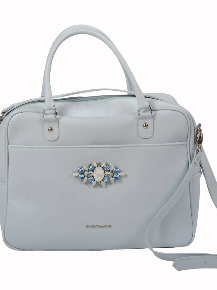 sac de maternité bleu pour poussette pour la vente par Cucadas de Ana