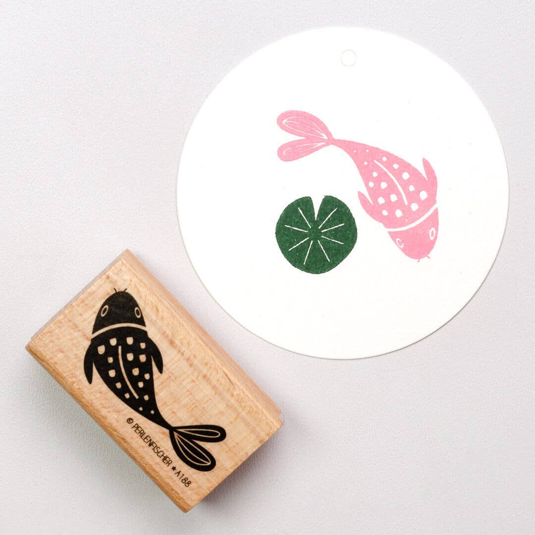Perlenfischer - Wholesale Rubber/Decorative Stamp - 5x Stamp | Koi0