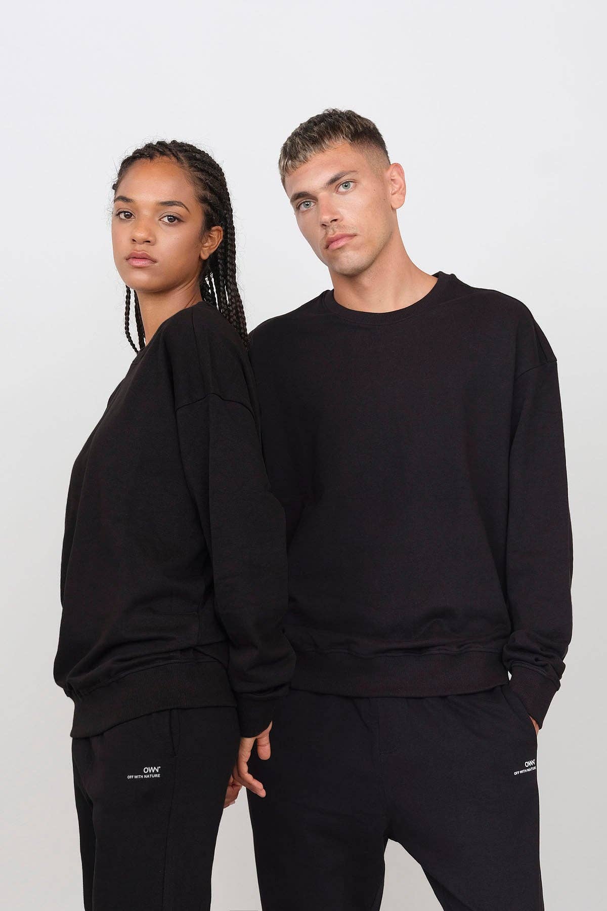 OWN OFF WITH NATURE - Wholesale Hoodie - Unisex - Unisex Oversized Crewneck Sweatshirt12