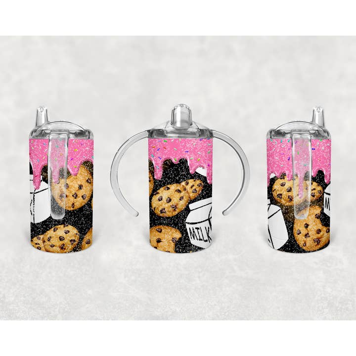 Cookies & Milk Kids 12oz Skinny Sippy Cup for wholesale by WST Wholesale