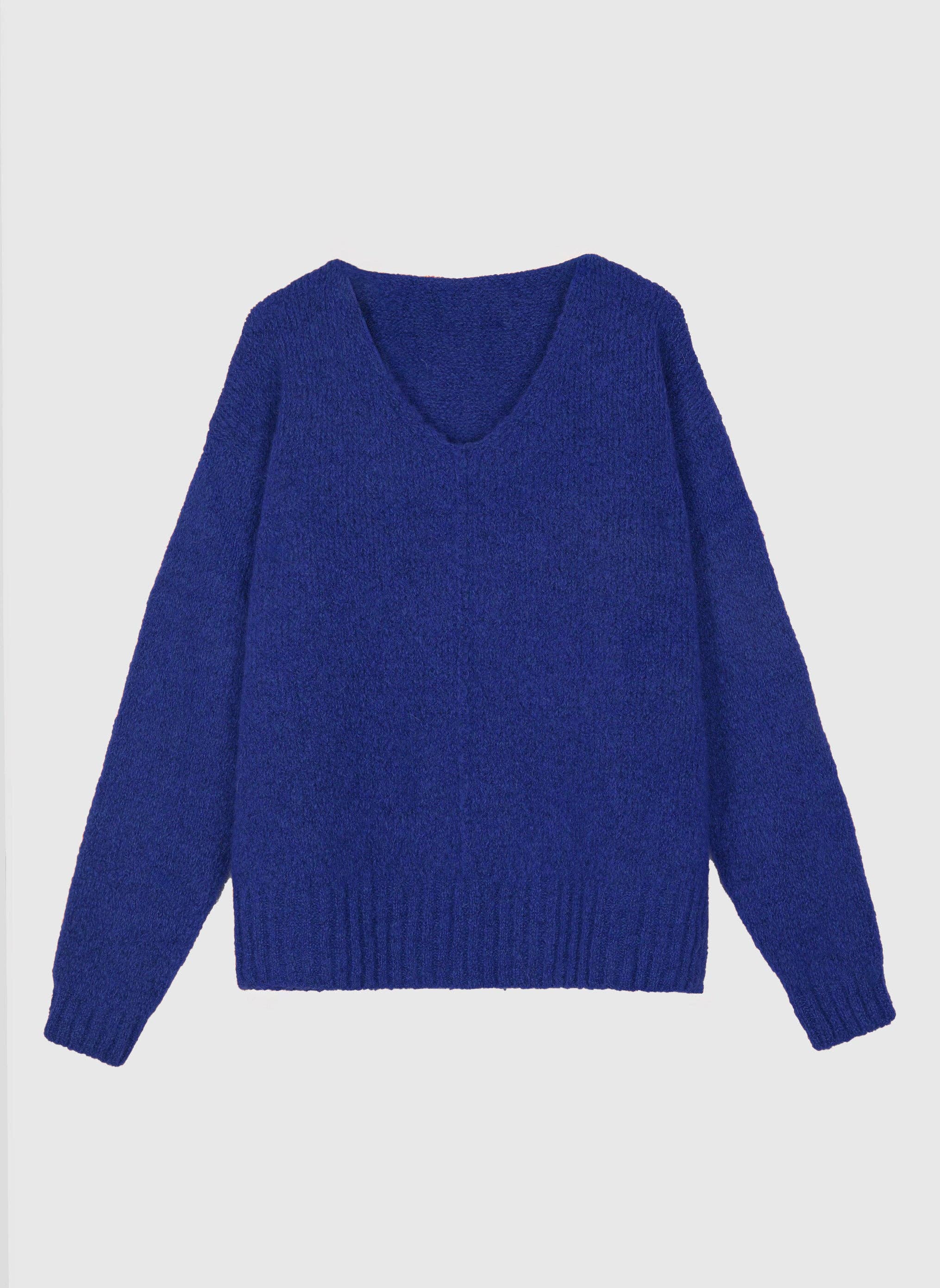An'ge - Wholesale Knit Sweater - Women's - PULL LENOLI cobalt0