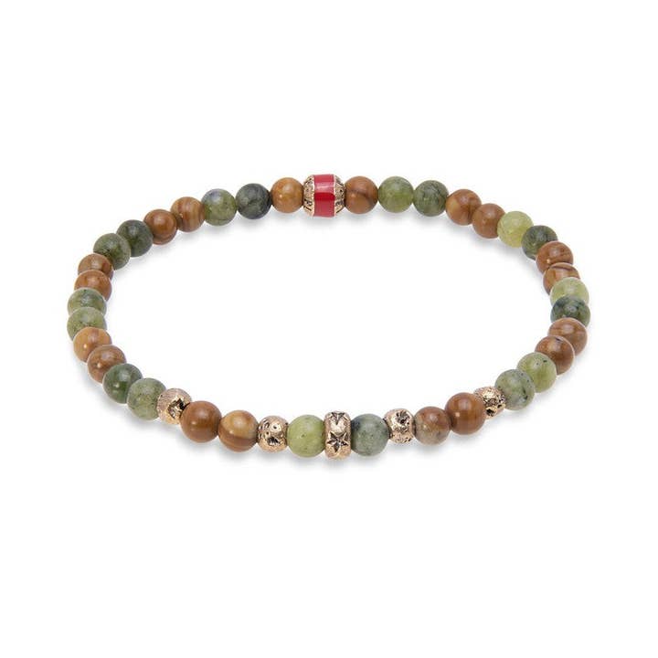 PLATADEPALO - Wholesale Beaded Bracelet - MABE elastic bracelet