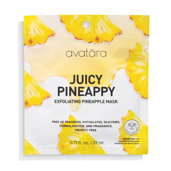 Masque exfoliant Pineappy pour la vente par Avatara