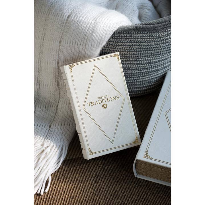 A&B Home Group Inc. - Wholesale Decorative Box - S/2 Book Boxes - White2