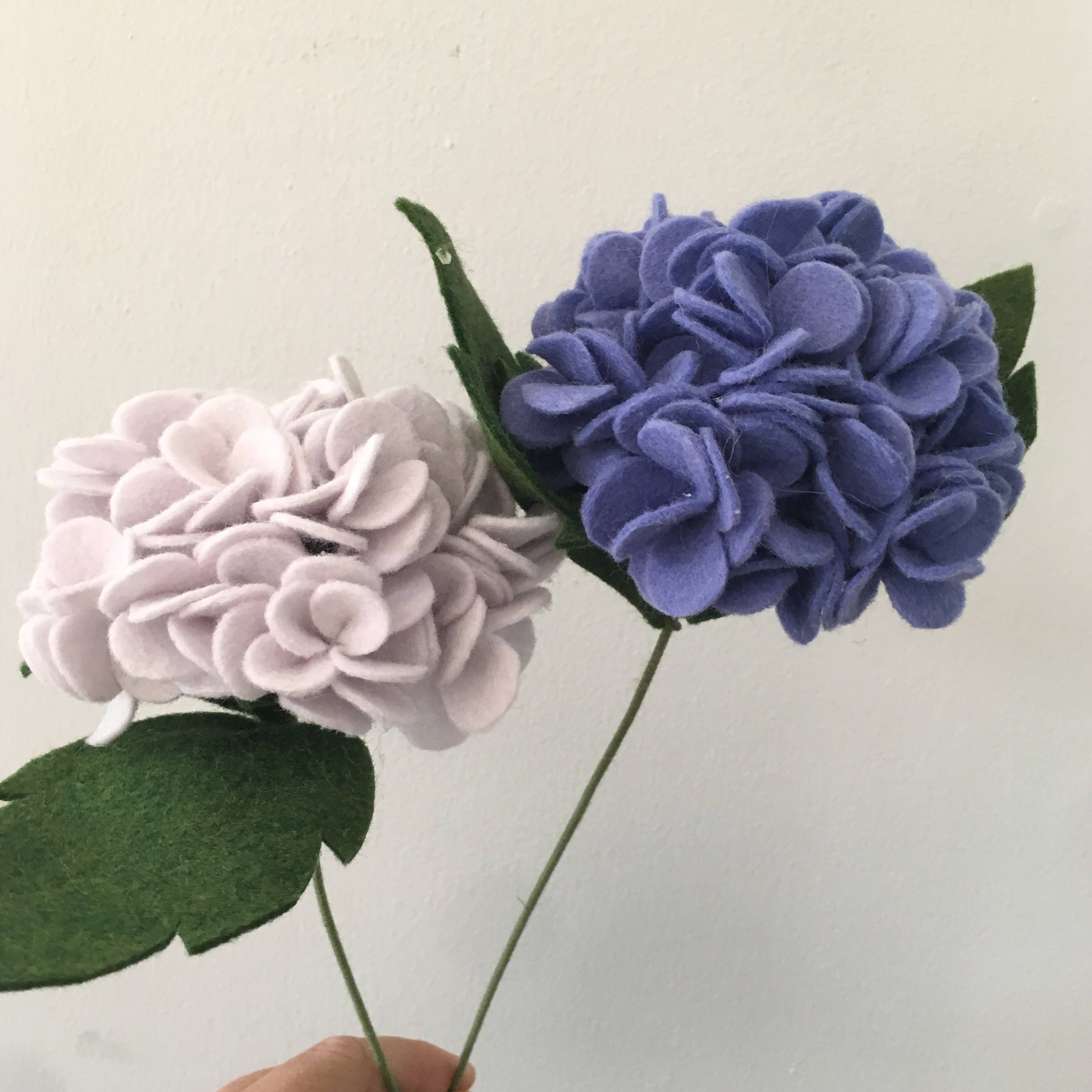 Purple Felt Hydrangea