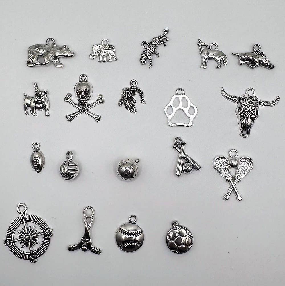 Fish Towne Designs, LLC - Wholesale Jewelry Set - Navy Blue and Yellow Game Day Bracelet Stack8