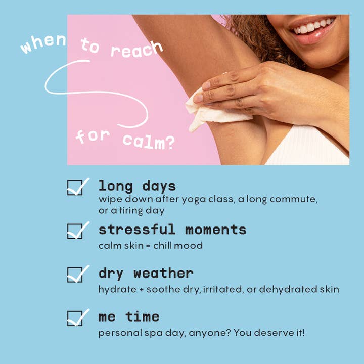 Busy Co - Wholesale Deodorant - Women's - Calm Deodorant Wipes with Zinc & Papaya4