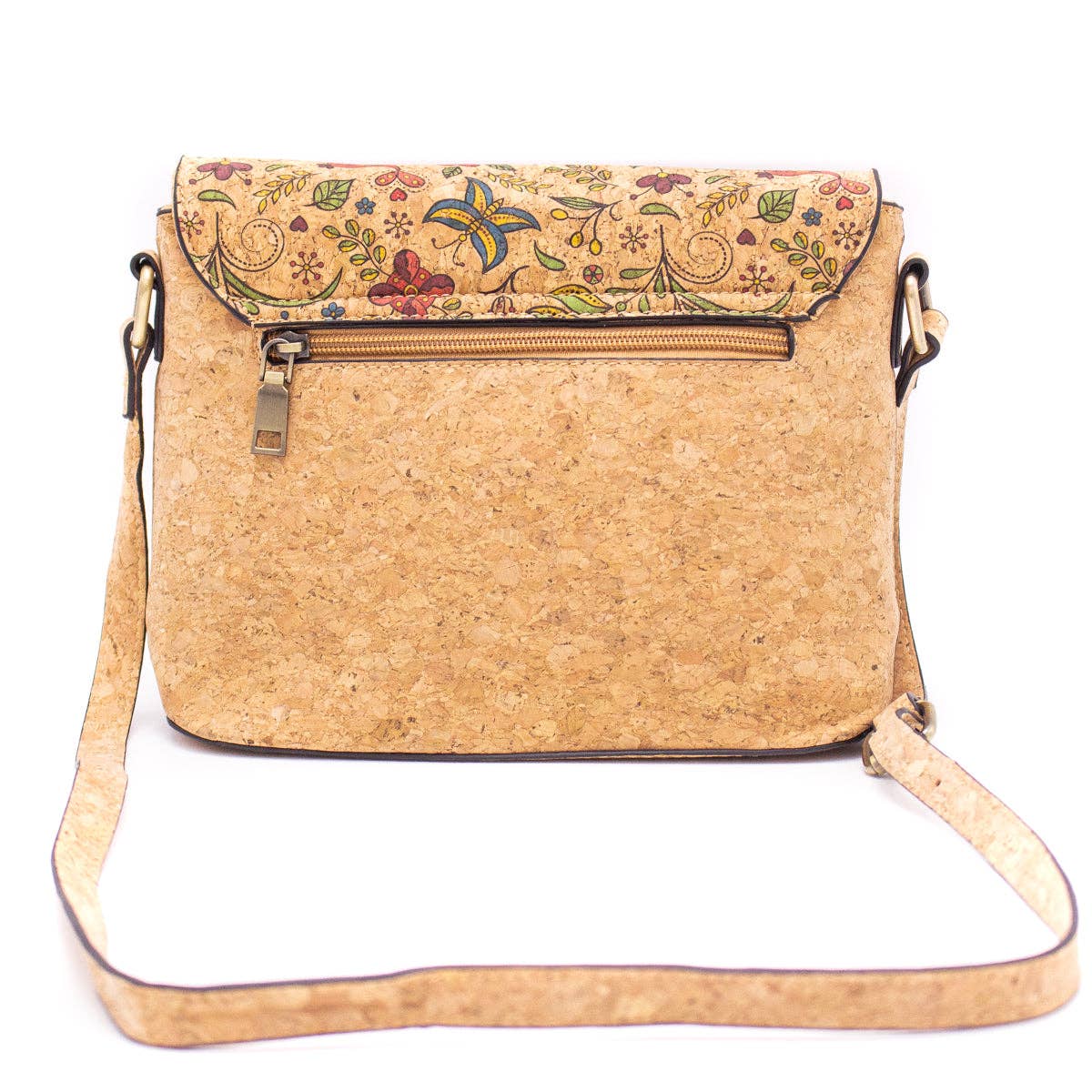 Meninas Bonitas Cork – wholesale Crossbody bag – Women's – Cork crossbody Sardine pattern Bag-20192