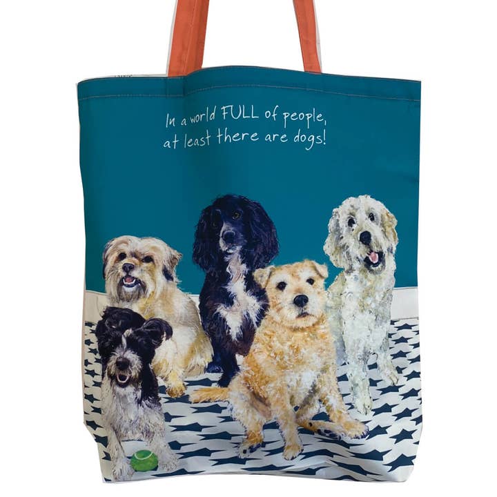 Funny Dogs Packable Bag for wholesale by The Little Dog Laughed