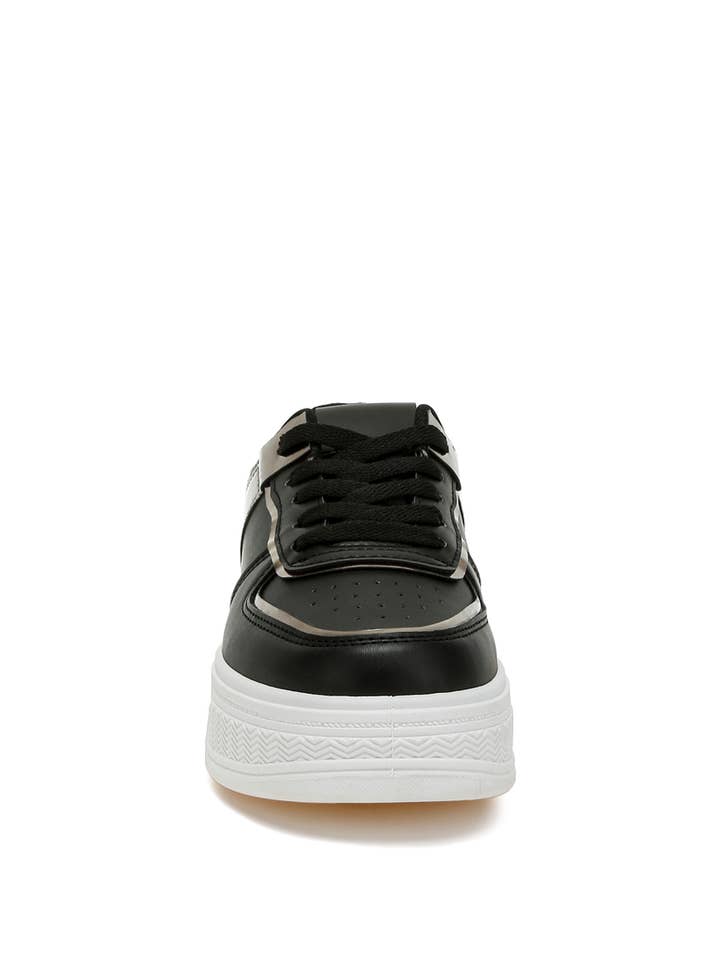 Rag Company - Vente Baskets tendance – femme - Espadrilles à plateforme à panneaux métalliques Scouts4