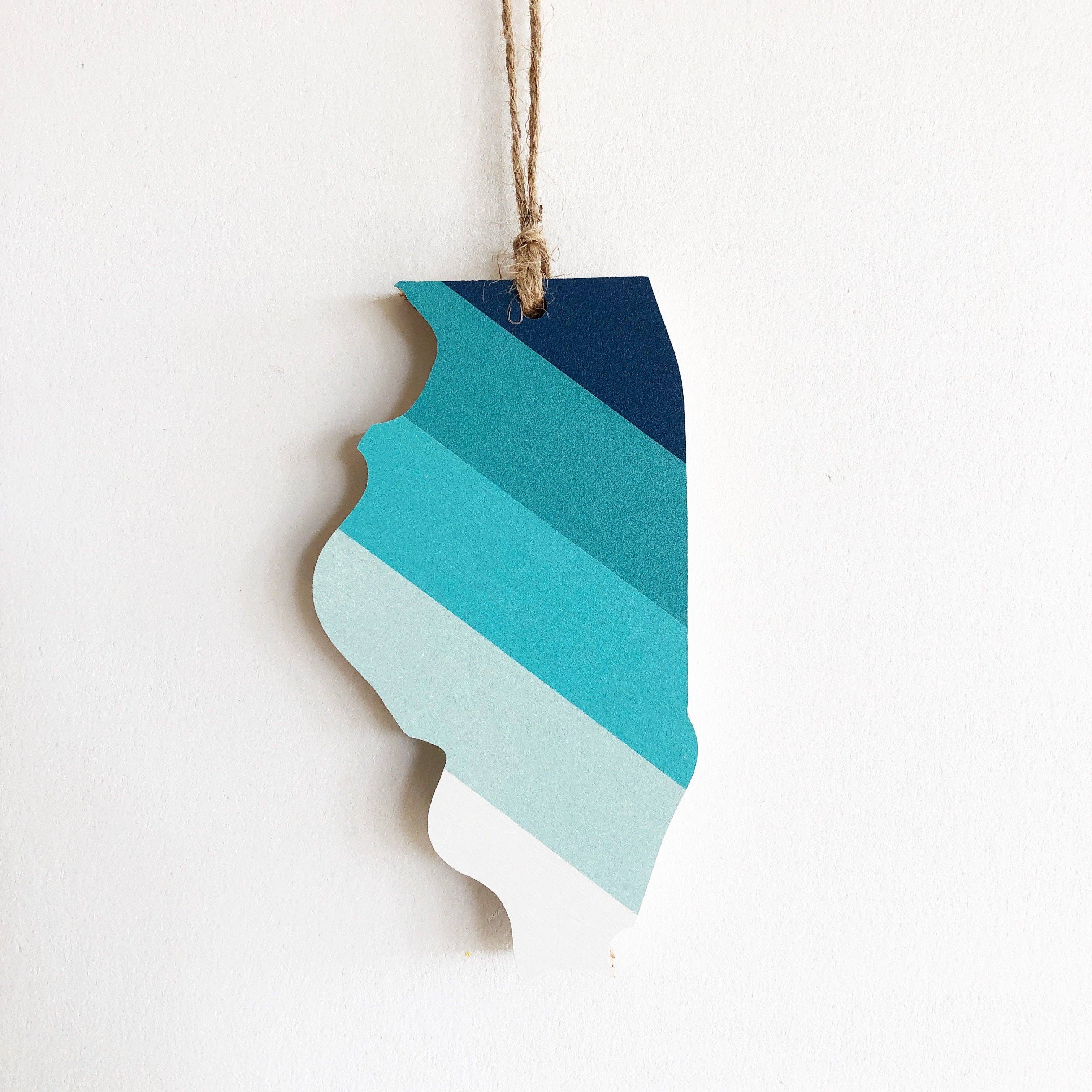 Hemlock & Heather - Wholesale Ornament - Comal Stripes State Ornaments37