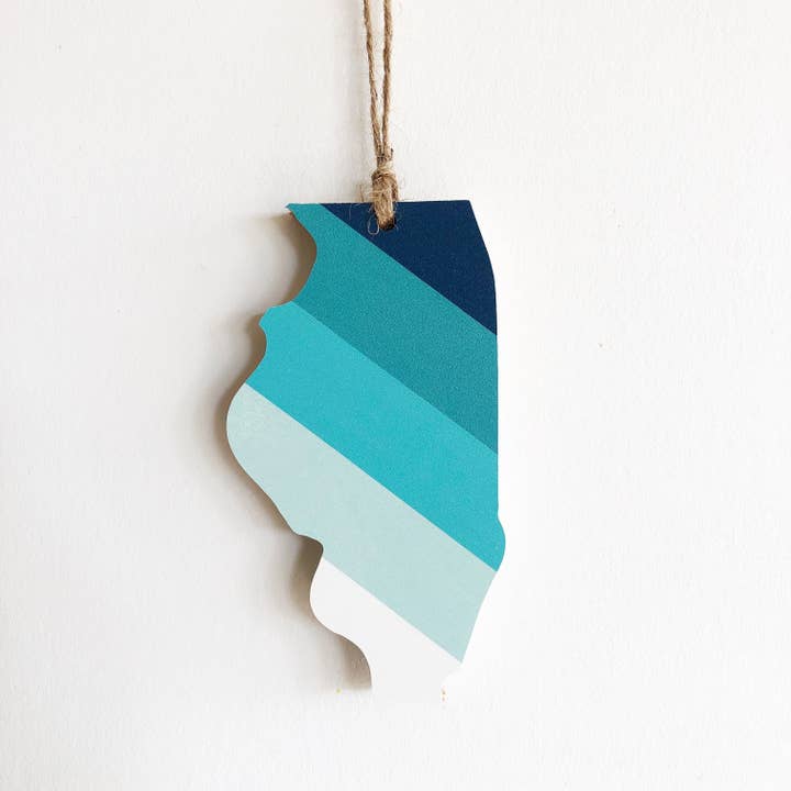 Hemlock & Heather - Wholesale Ornament - Comal Stripes State Ornaments37